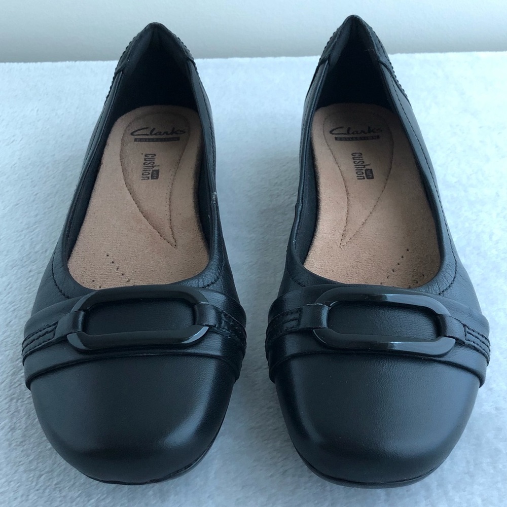 Clarks Collection Blanche Rosa Flats - Black